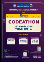 Codeathon 2024 Technical Event Poster